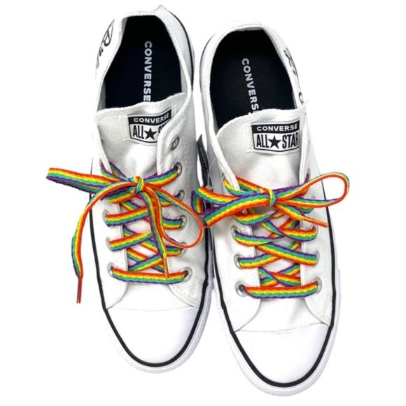 Converse Ctas OX Low Wedding White Canvas Women's Sneakers Custom 171213C- Multi - Picture 6 of 10